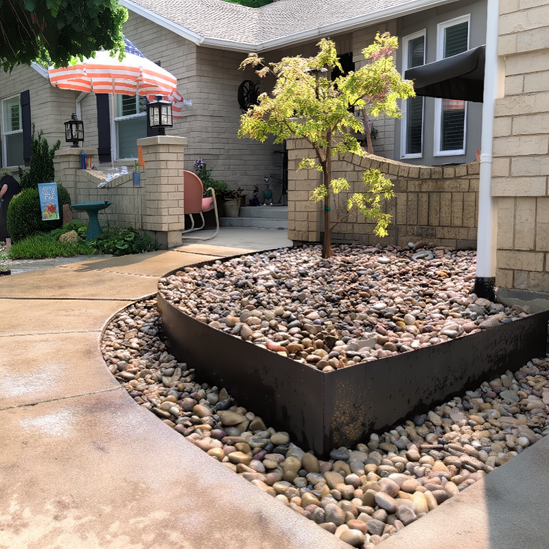 Recent parking strip transformation